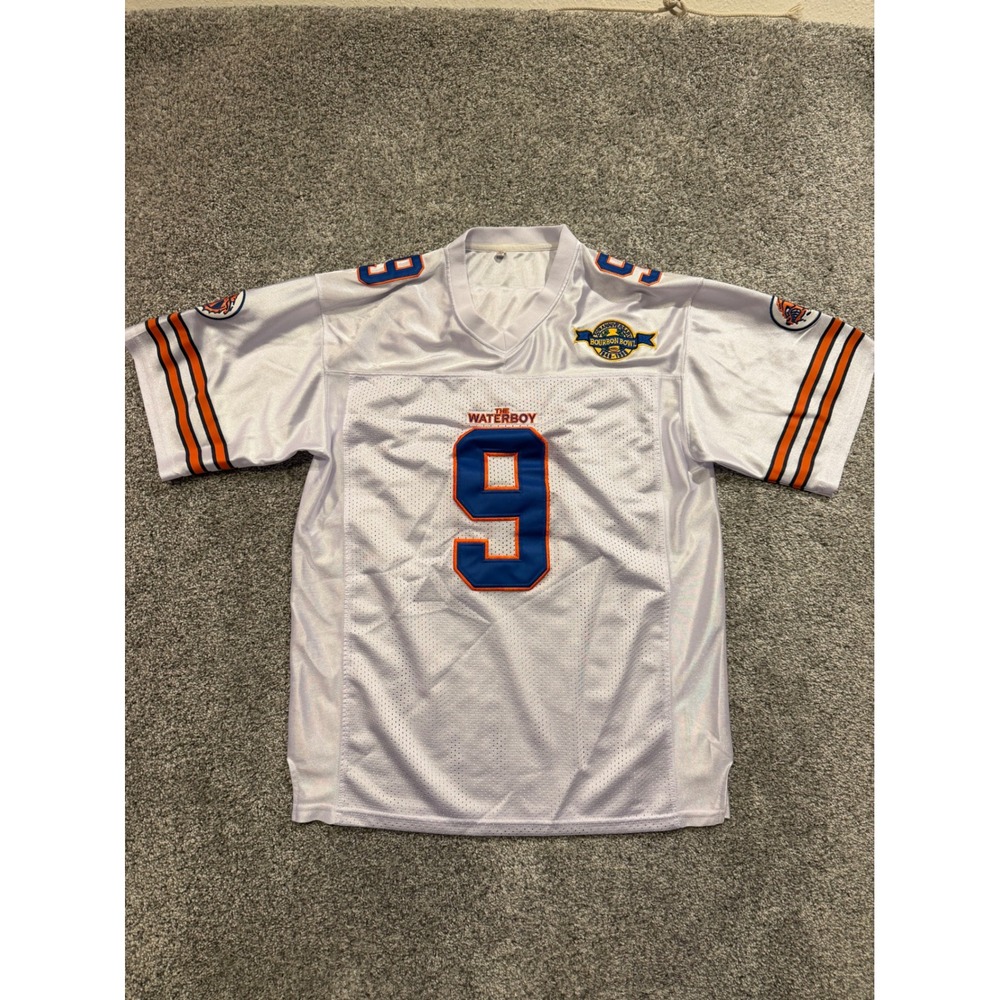 The Waterboy Bobby Boucher Jersey Sz M 9 Bourbon Bowl 50th Anniversary Football